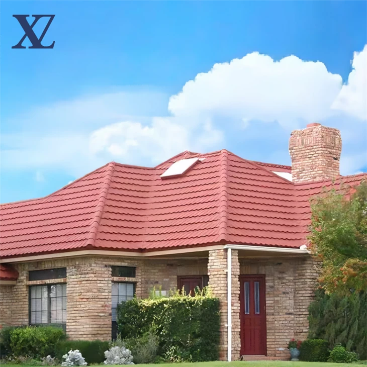 Dark Green Stone Roof Tile manufacturer